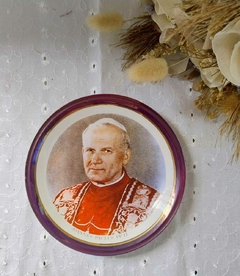 Plato Decorativo en Loza Nacional "Juan Pablo II"