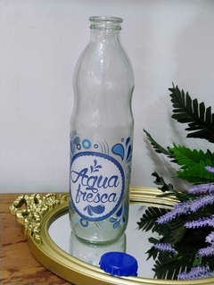 Botella con Tapon Hermetico 1 litro "Agua" en internet