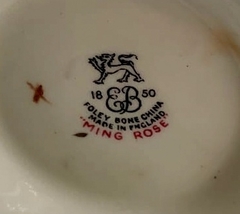 Cafetera en Porcelana Inglesa Foley Ming Rose - 2Gardenias Bazar antiguo