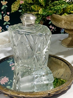 Botellon de Cristal con Birola de Plata 925 en internet