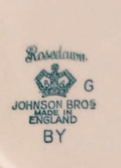 Fuente Oval Grande en Loza Inglesa "Rosa" Johnson Bros Rosedawn en internet