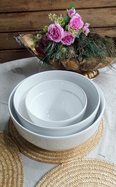 Imagen de 3 Bowl de Cocina Portugueses en Ceramica para Microondas, horno y lavavajillas ensaladera