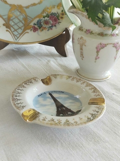 Cenicero con Porcelana Francesa Limoges Torre Eiffel - comprar online