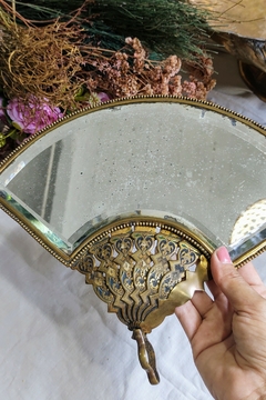 Antiguo Espejo "Abanico" con marco de Bronce en internet