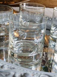 5 vasos para whisky lisos chicos de Cristaleria San Carlos - comprar online