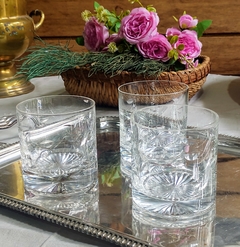 2 vasos para whisky tallados de cristal en internet