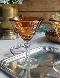 2 Copones para Martini de cristal Murano - tienda online