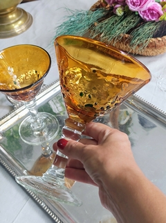 Imagen de 2 Copones para Martini de cristal Murano
