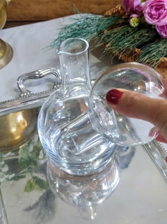 Botellon Decantador de Vidrio de Cristaleria San Carlos - tienda online