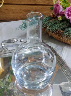 Botellon Decantador de Vidrio de Cristaleria San Carlos - 2Gardenias Bazar antiguo