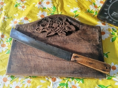 Machete de cocina cuchillo con hoja de acero al carbono