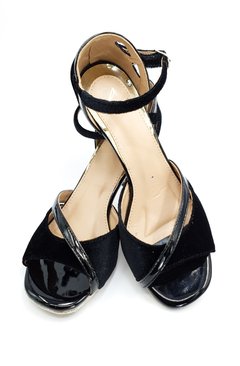 Sapato de Dança modelo Poesia veludo preto salto 6.5cm - comprar online