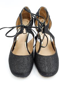 Sapato de Dança fechado modelo retro salto 6.5cm - loja online