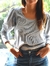 Blusa Roma gris.