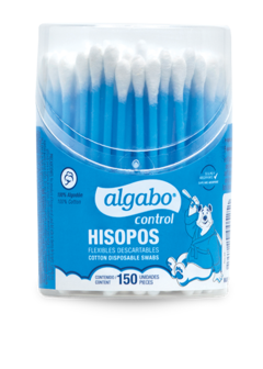Hisopos Algabo x 150 unidades - Maquillaje