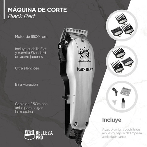Cortadora Bart Linea Barber Line Peluqueria Market