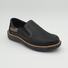 Zapato elastizado casual de cuero flotter. Art. 5535