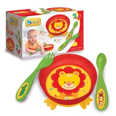 Set plato y cubiertos Bimbi