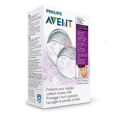 Set Protector Mamarios Casquillos Recoge Leche Philips Avent - comprar online