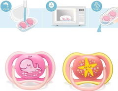 Chupetes Ultra Air x 2 un 6-18m Philips Avent - tienda online