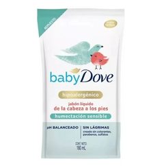 Jabon liquido Humectación Sensible 180ml Dove Baby