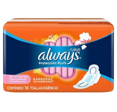 Toallitas Proteccion Y Confort Suave x 16 Always