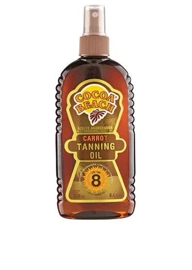 Cocoa Beach Aceite de Zanahoria Bronceador FPS 8 250ml