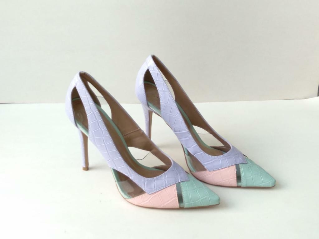 Scarpins coloridos hotsell