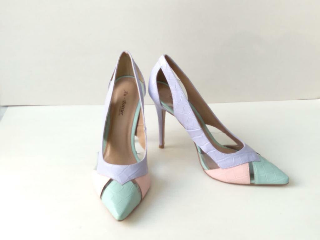 Scarpin com transparencia comprar sale