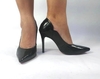 1600004 G SCARPIN VERNIZ PRETO DETALHE LATERAL - comprar online