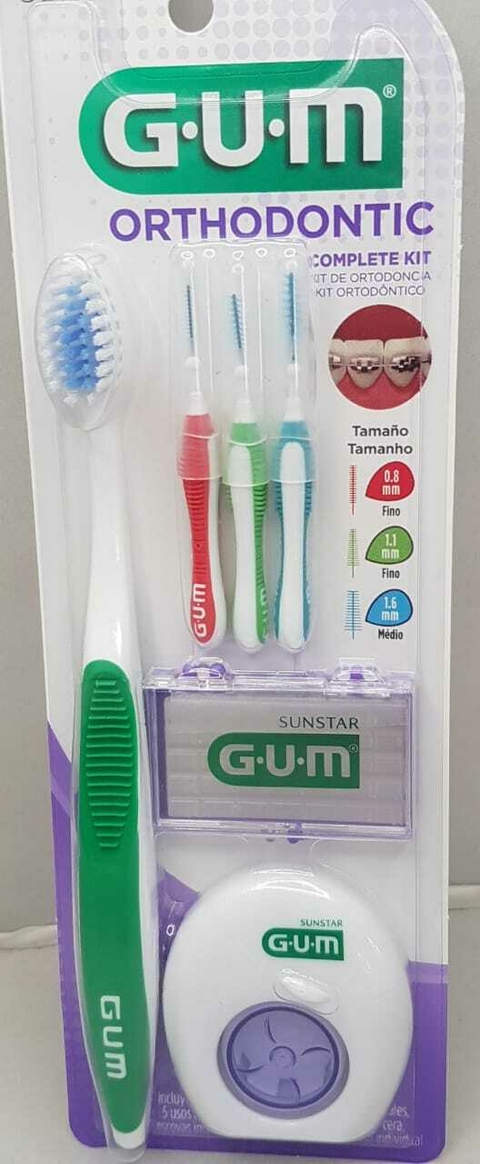 GUM KIT DE ORTODONCIA CUIDADO BRACKETS