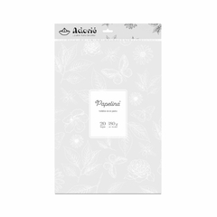 Papelina Blanco Tiza 180g - Adorié ® - A4 - 20 Hojas