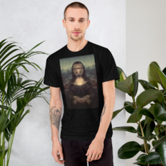 Remera Negra Modelo Mona Lisa Master misterio