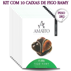 Kit 10 caixas de Figo Ramy Verde Amatto 200g - comprar online