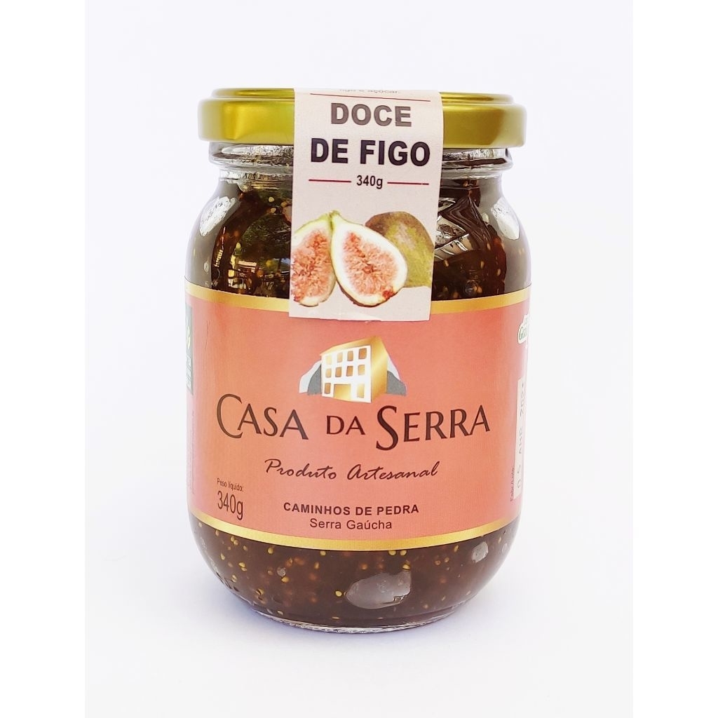 Kit 3 Doce De Figo Figada Chimia Artesanal Serra Gaúcha 320g