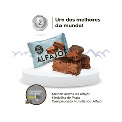 Alfajor chocolate meio amargo - Caixa com 6 x 50 g (300g) na internet