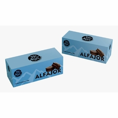 Alfajor chocolate meio amargo - Caixa com 6 x 50 g (300g)