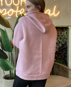 Buzo Oversize de Algodón Frizado talle Unico color Rosa