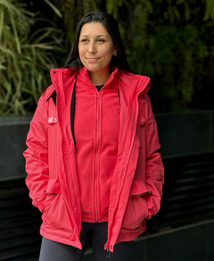 Campera 3 en 1 Mujer Coral Rompimiento y Polar - YAGE Sportswear