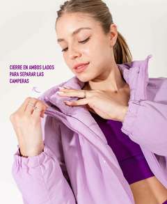 Campera 3 en 1 Violeta Oversize Unisex - YAGÉ