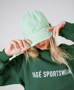 Gorra Gabardina Verde Menta - YAGÉ