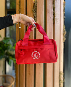 Mini Bag color roja - Bandolera y Necessaire