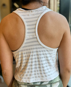 Musculosa Corta Training Mujer Blanca - YAGÉ