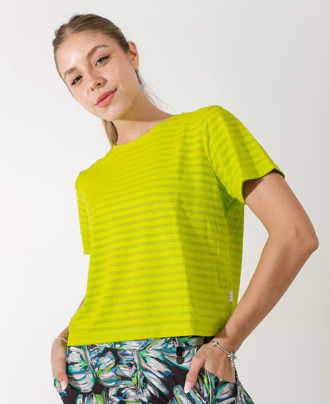 Remera corta online mujer