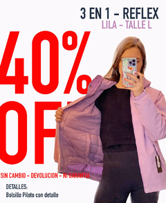 Campera 3 en 1 - Talle L - SALE CYBER