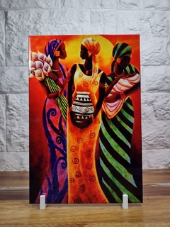 Azulejo "Pintura Mujeres Africanas"