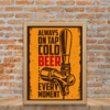 Azulejo Vintage Cold Beer