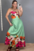 Vestido Longo Flores