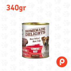 Homemade Delights Country Beef Adult Dog 340gr