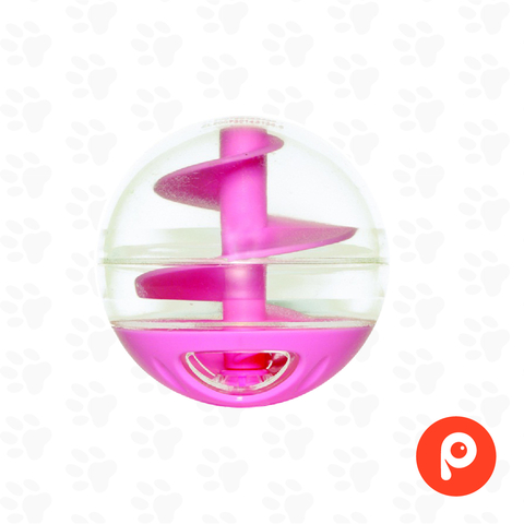 Catit Cat Treat Ball Juguete Dispensador Alimento P/ Gatos (Rosa)